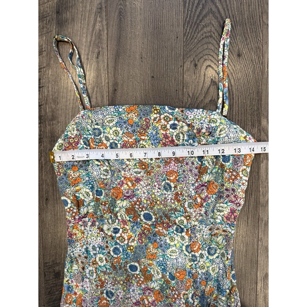 O’Neill Tavia Vibrant Floral Midi Dress Women’s Size Medium. Cottagecore - Picture 7 of 8
